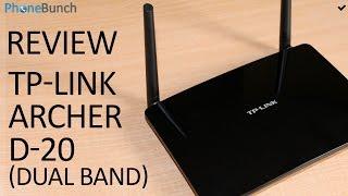 TP-Link Archer D20 AC750 Router Review