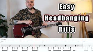 15 Easy Headbanging Riffs (with Tabs)