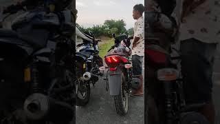 pulsar 220 exhaust note bs4 vs bs6 || rpm full throttle || #shorts