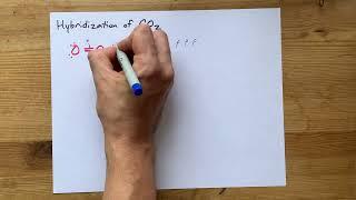 Hybridization of CO2 (Carbon in CO2, Oxygen in CO2)