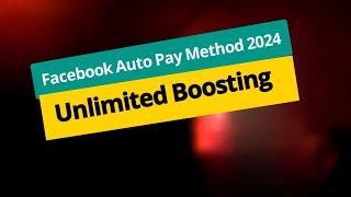 Facebook Auto Pay Boost 2024 | Facebook Auto Pay Method | Facebook thrashold Method 2024 | Facebook