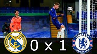 Gol de Timo Werner al Real Madrid - Chelsea 1 Real Madrid 0 - Semifinal (Vuelta) - Champions 2021