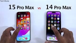 iPhone 15 Pro Max vs 14 Pro Max - Speed Performance Test