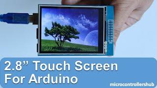 Arduino Touch Screen Tutorial (2.8" TFT ILI 9341) with SD Card Slot