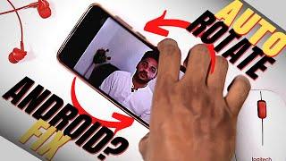 How to fix Auto Rotate on Android Mobile | Not Working & Turn OFF