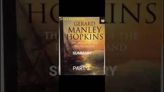 THE WRECK OF THE DEUTSCHLAND BY G M HOPKINS SUMMARY PART 3