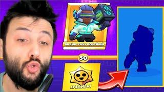 Tek Seferde BÜTÜN BRAWL PASS'i AÇTIM  Brawl Stars