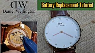 How To Change a DW Daniel Wellington Watch Battery | Watch Repair Channel | SolimBD