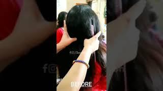 Hair Straightening by Saanjh Salon