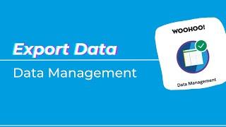 Export Data | Data management | Salesforce Trailhead