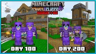 TÓM TẮT 200 NGÀY SINH TỒN CÙNG NGƯỜI YÊU TRONG MINECRAFT 1.18 SIÊU KHÓ !!