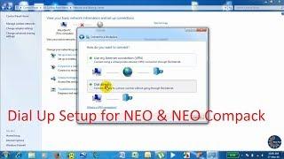 Dial Up Setup for PNMT Software/ NEO & NEO Compack