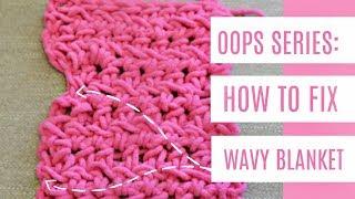 HOW TO FIX CROCHET BLANKET EDGES