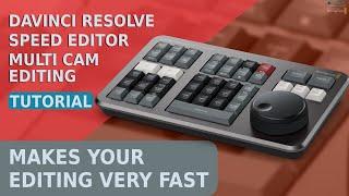 Davinci Resolve Speed Editor | Multicam Editing | Demonstration | The Cut Page