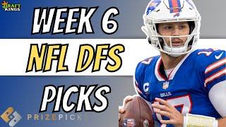 DraftKings NFL DFS | Week 6 Picks