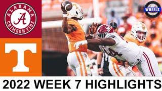 #3 Alabama vs #6 Tennessee Highlights (GAME OF THE YEAR) | Week 7 | 2022 College Football Highlights