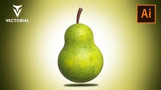 Create a Realistic 3D Pear in Minutes – Adobe Illustrator Tutorial! 