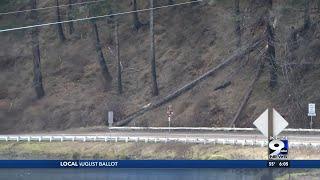 Man survives trees piercing through his vehicle