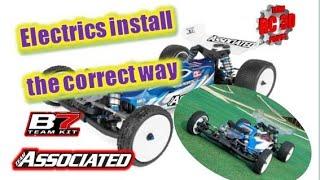 Team Associated RC10 B7 - the best 1/10th off road car? How to install the electrics