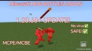 How to use Mob battle stick addon | TUTORIAL