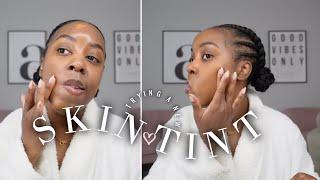 trying a new SKIN TINT for 10+ hrs | danessa myricks yummy skin tint | Andrea Renee