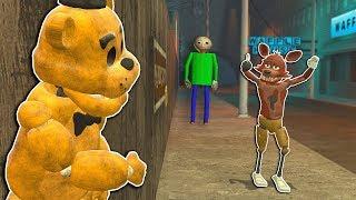 FNAF HIDE AND SEEK IN HAUNTED CITY! - Garry's Mod Gameplay - Gmod Multiplayer Survival