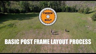 HOW TO: BASIC POST FRAME LAYOUT PROCESS FOR SCREW PILE FOUNDATION