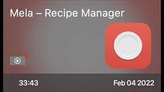 SCOM1123 - Mela – Recipe Manager - Preview