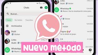 Como INSTALAR WhatsApp Estilo IPHONE 2024 | AGOSTO  NUEVO METODO