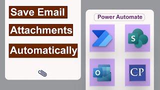 How to save email attachments to sharepoint library using power automate |  HCWP |Business Use case