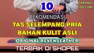 10 REKOMENDASI TAS SELEMPANG PRIA BAHAN KULIT ASLI ORIGINAL REVEN LEATHER TERBAIK DI SHOPEE