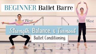 Beginner Ballet Barre for Strength, Balance, & Turnout | Ballet Conditioning | Kathryn Morgan