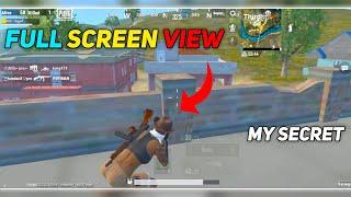 FULL SCREEN VIEW SECRET  1v4 GAMEPLAY | PUBG MOBILE LITE