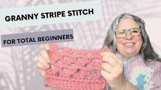 Granny Stripe Crochet Stitch Tutorial - A Complete Beginner's Guide