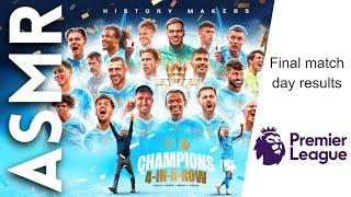 Premier League Final Matches & Results [ASMR Football Soccer]