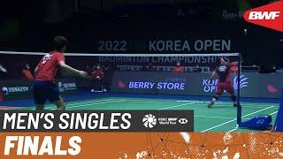 Korea Open Badminton Championships 2022 | Weng Hong Yang (CHN) vs Jonatan Christie (INA) [3] | F