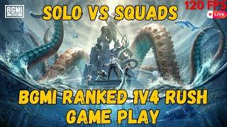 Live Solo vs Squad RankedPUBG Mobile | BGMI LIVE STREAM TELUGU #bgmilive #bgmitelugu