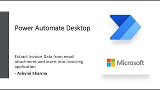 Power Automate Desktop - Invoice Processing