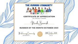 The Running Community | Runner Of The Month | October 2021 - Nicola Beamish