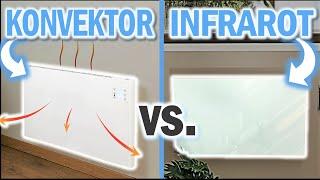 ELEKTROHEIZUNG vs. INFRAROTHEIZUNG | Konvektionsheizung oder Infrarotheizung kaufen?