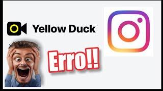 Stream Key do Instagram e erro ao usar Yellow Duck