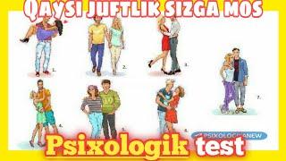 Qaysi juftlik sizga mos.Psixologik testlar. Psixologiya. Apelsin. Bilib oling. Psixolog.2021