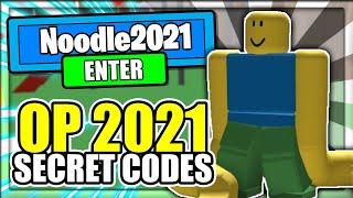 (2021) ALL *NEW* SECRET OP CODES! Noodle Arms Roblox