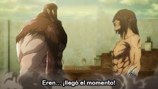 Eren y Zeke se reúnen y DESTROZAN a Reiner - Shingeki no Kyojin Temporada 4 Parte 2