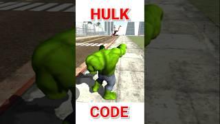 Hulk code in Indian bike driving 3d