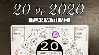 Plan With Me | 20 in 2020 | Bullet Journal Setup