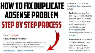 Duplicate Adsense Account Problem | Step 2 Error Setup Google Adsense