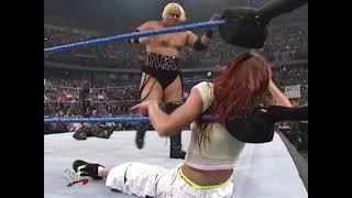 Lita Tries To Save Jeff Hardy From Rikishi Smackdown 2/22/2001