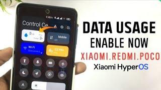 Enable Daily Data Usage In Any Xiaomi-Poco-Redmi Devices | No Root Twrp | HyperOs Control Centre