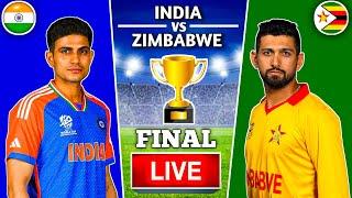 Live: India vs Zimbabwe, 5th T20I | Live Cricket Match Today | IND vs ZIM Live Match 2nd Innings